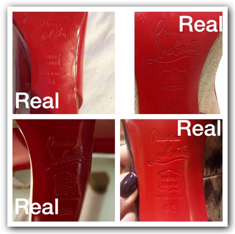 how to tell if louboutin shoes are fake|authentic christian louboutin red bottoms.